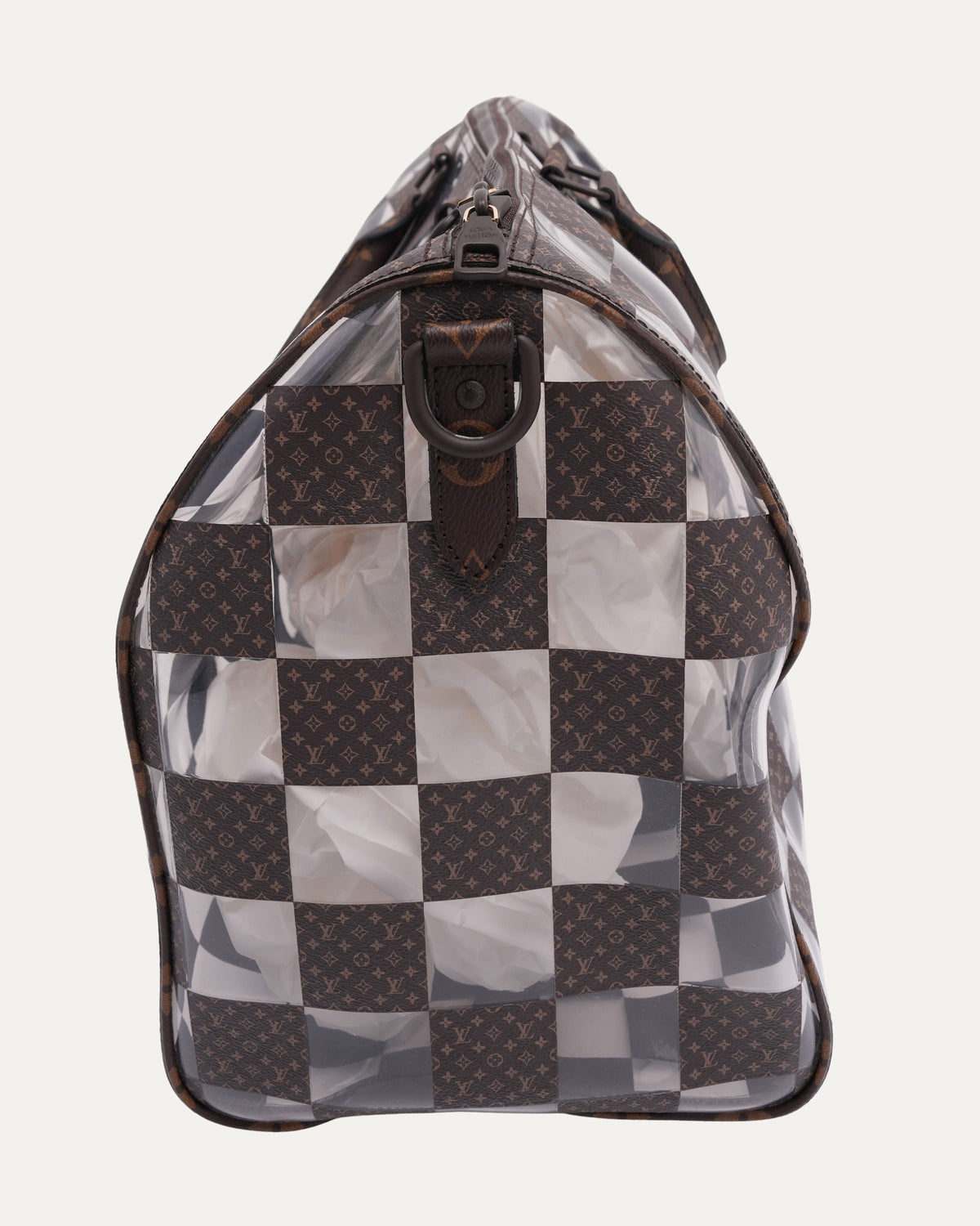 PVC Damier Monogram Keepall Bandouliere 50