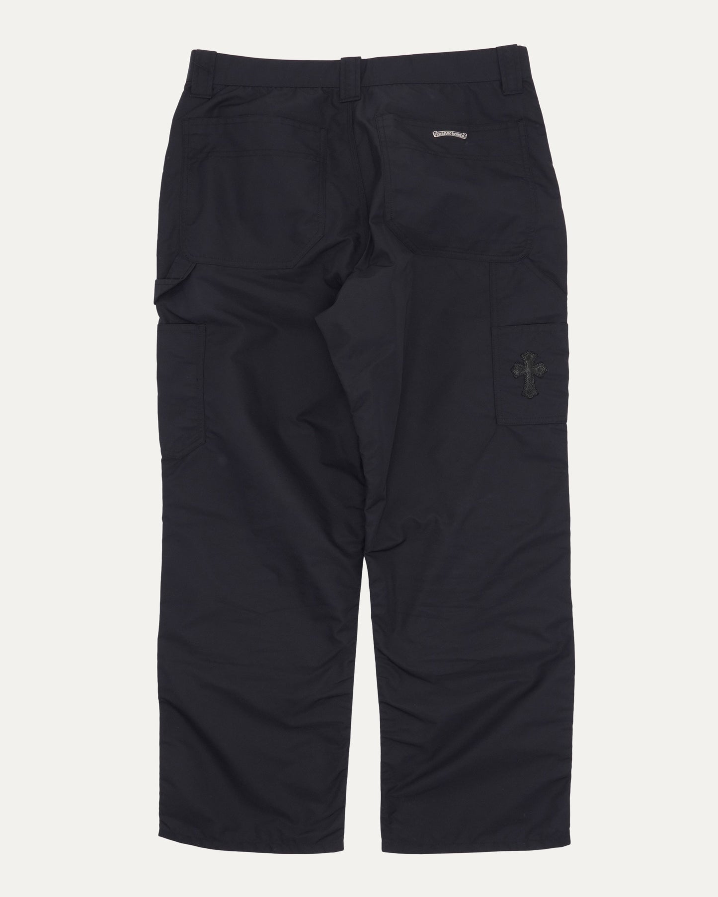 Nylon and Leather Double Knee Carpenter Pants