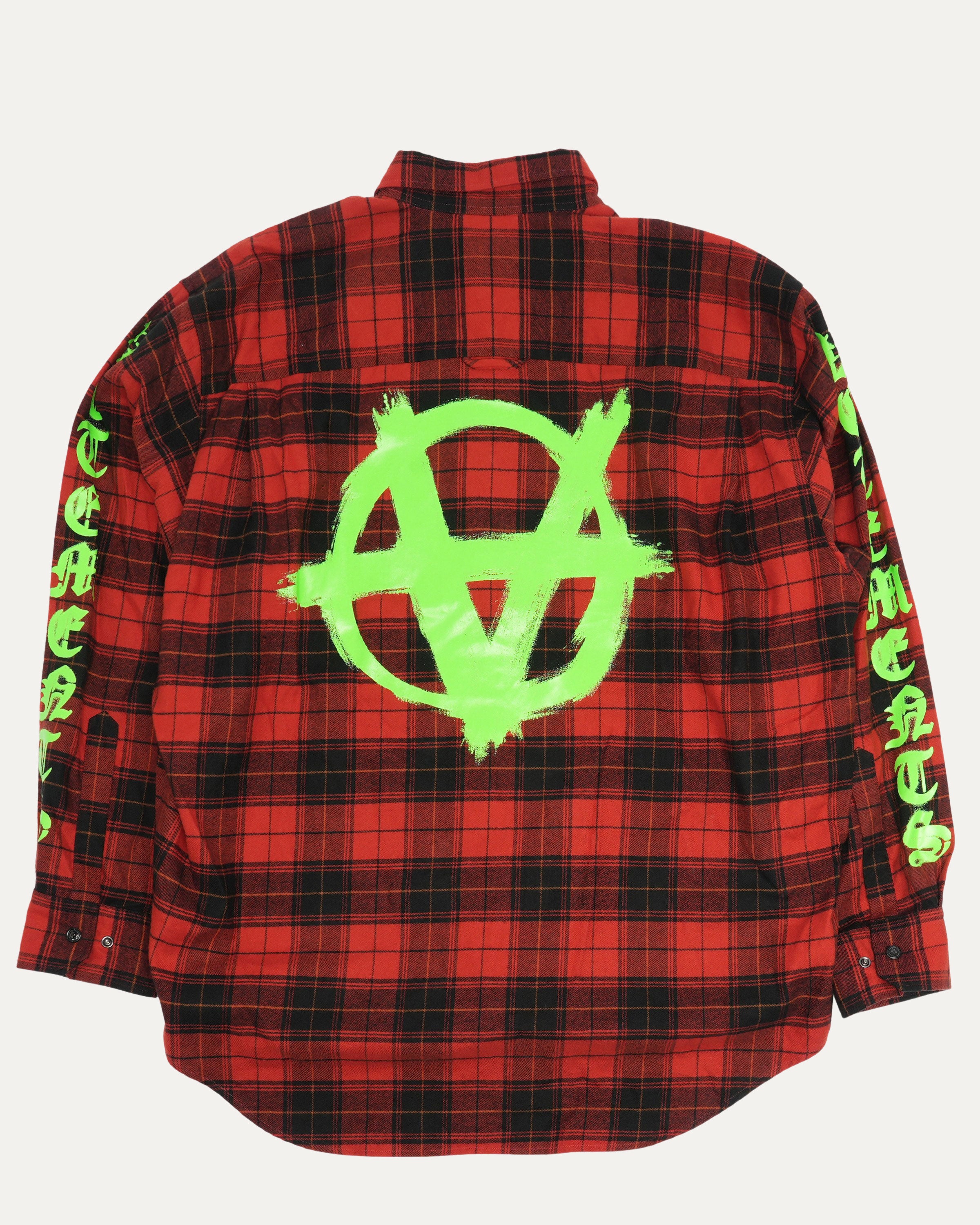 Anarchy Checkered Flannel Shirt