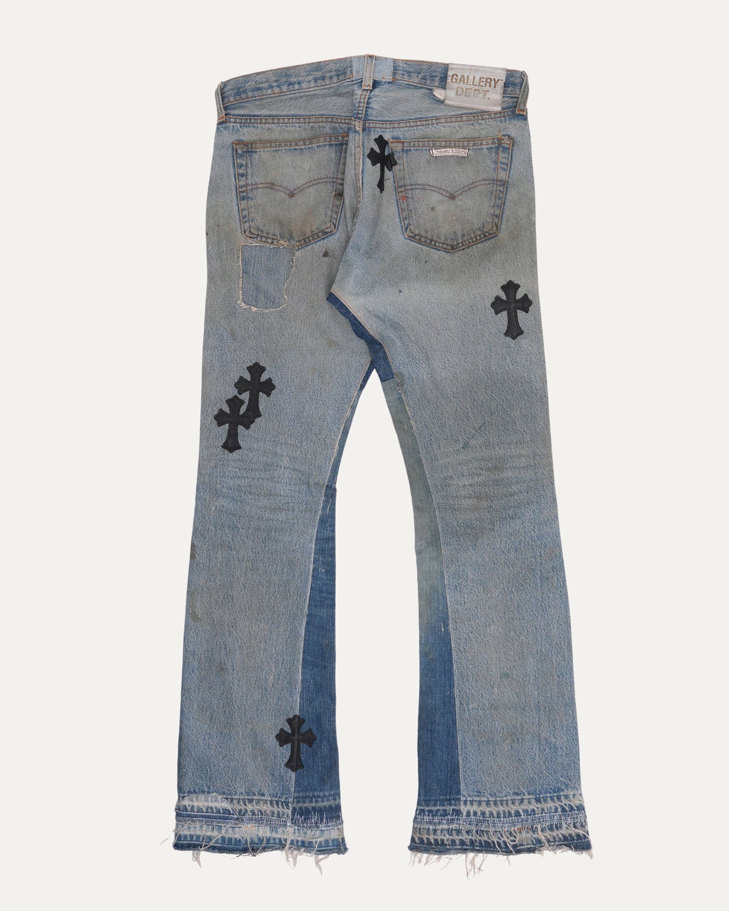 Gallery Dept. Cross Patch Flared Jeans