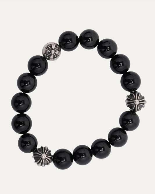 10mm Tourmaline Multi Charm Bead Bracelet
