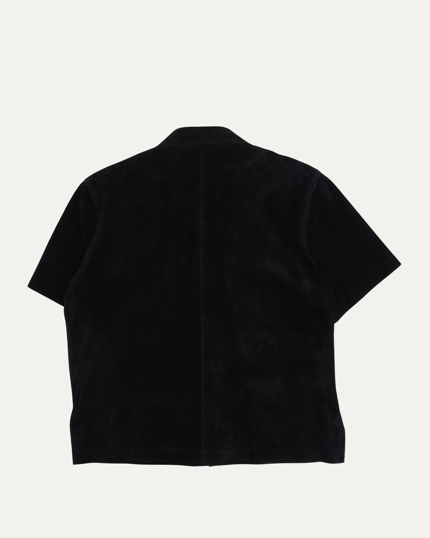 Suede Short Sleeve Shirt