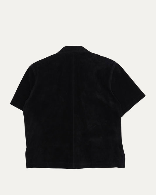 Suede Short Sleeve Shirt