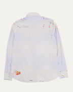 Striped Embroidered Shirt