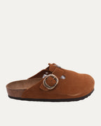 Dagger Embellished Birkenstock Boston Suede Mule