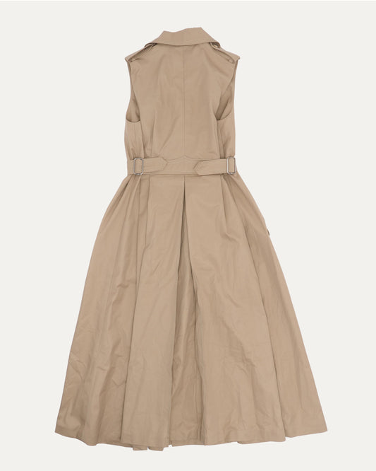 Sleeveless Trench Dress