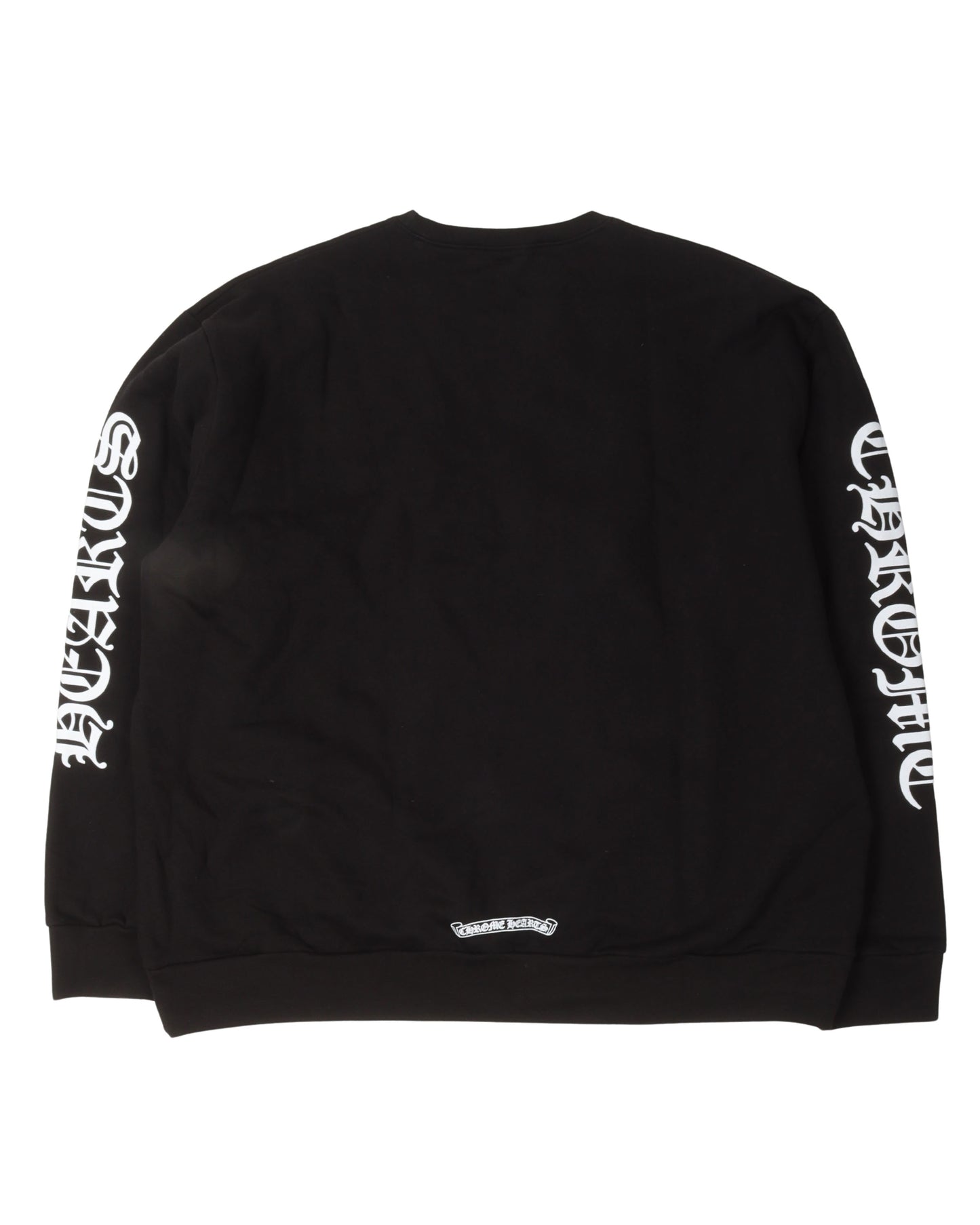 Neck Logo Long Sleeve Crewneck Sweatshirt