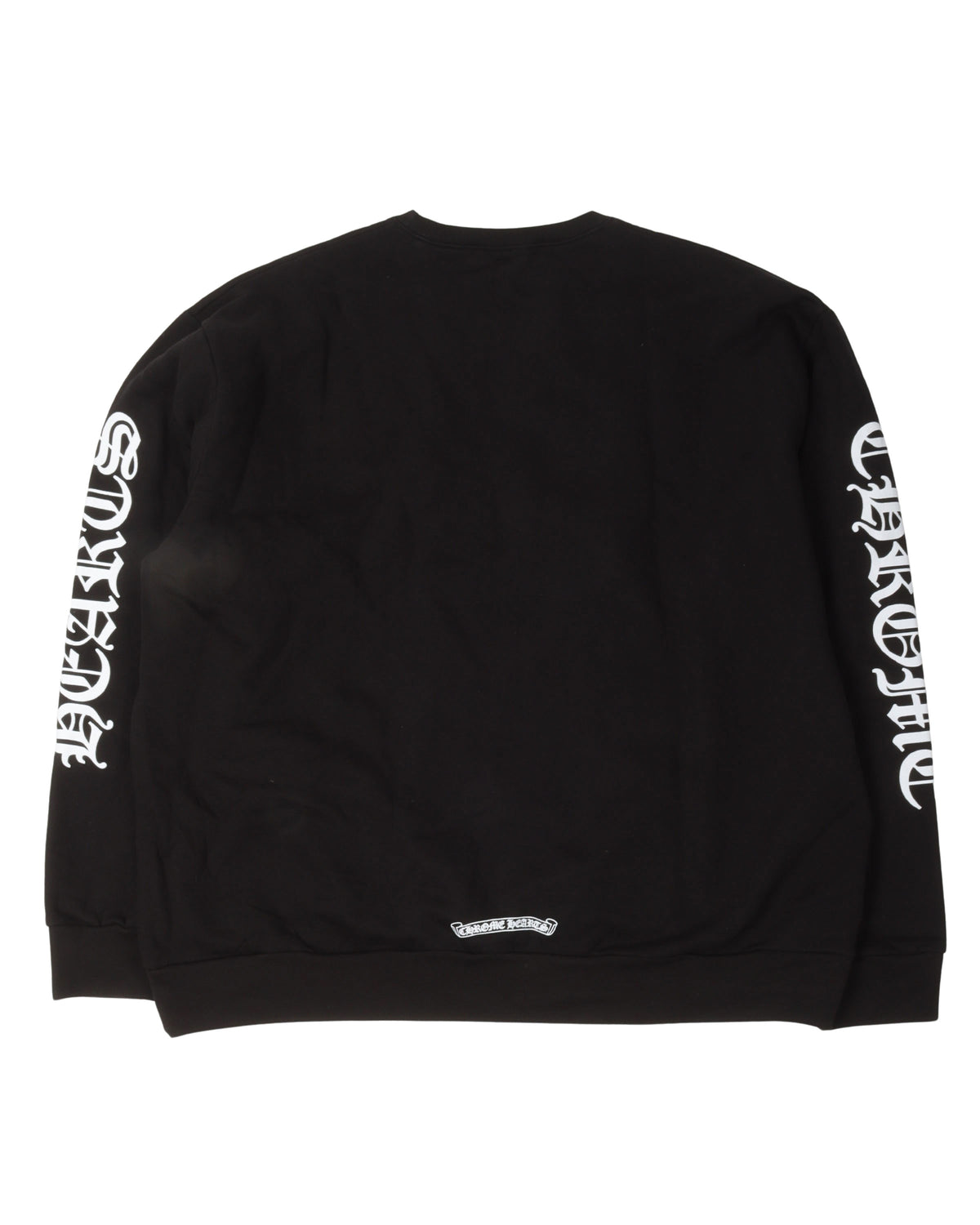 Neck Logo Long Sleeve Crewneck Sweatshirt