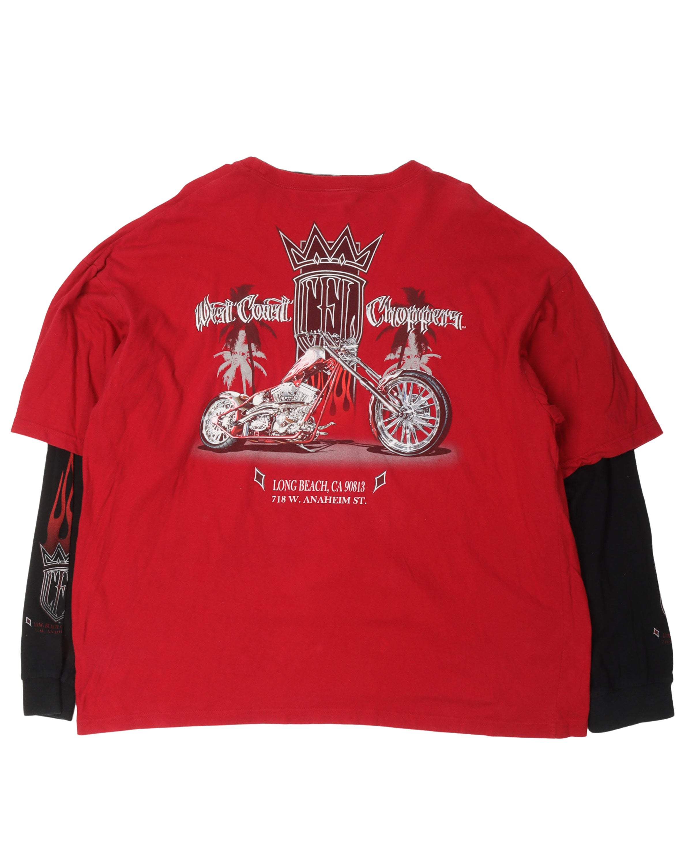 West Coast Choppers Double Layer Long Sleeve T-Shirt