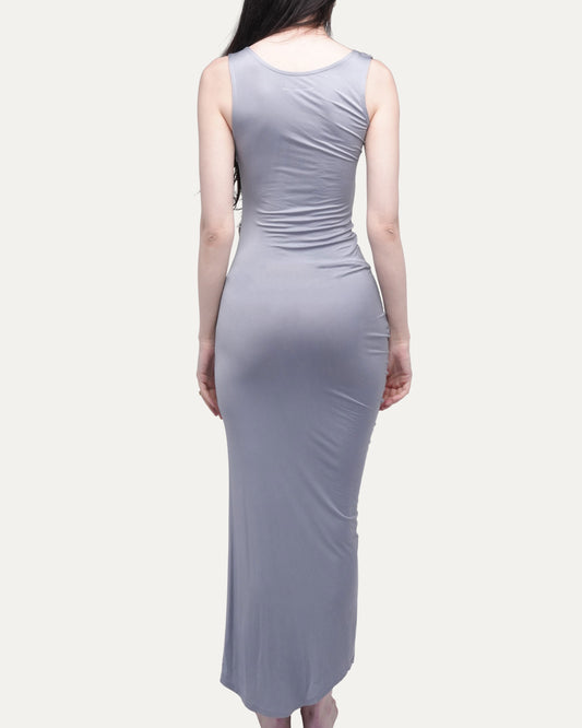 MM6 Maxi Fitted Dress