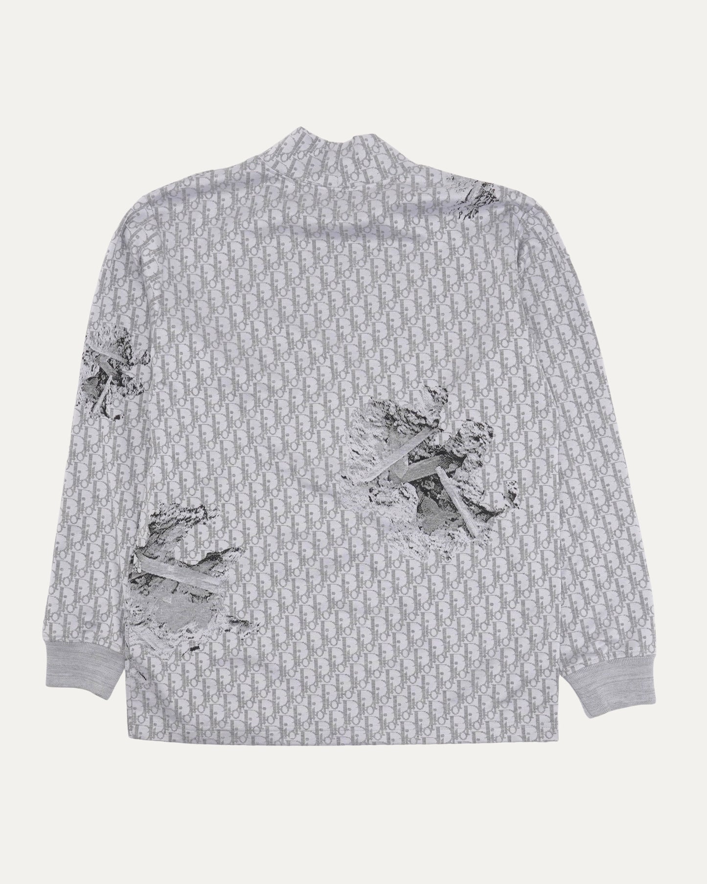 Daniel Arsham Oblique Monogram Long Sleeve T-Shirt