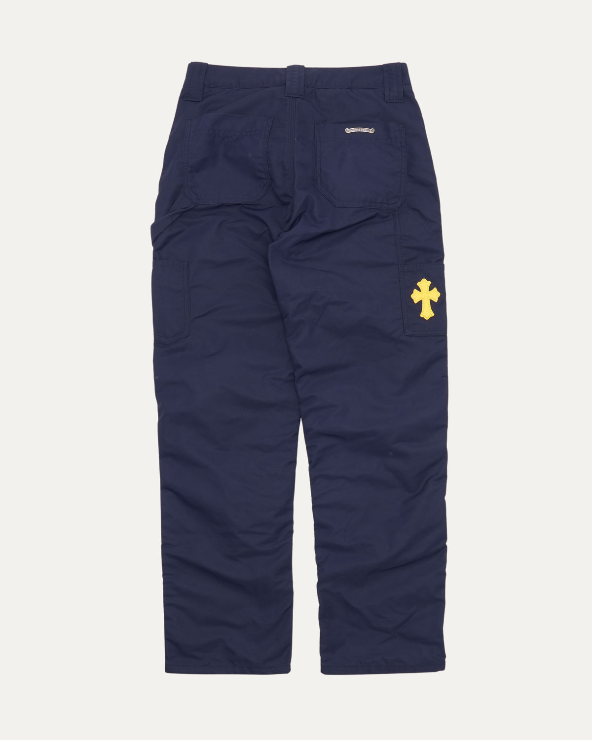 Nylon and Leather Double Knee Carpenter Pants