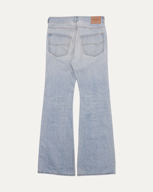 Light Wash Flared Jeans
