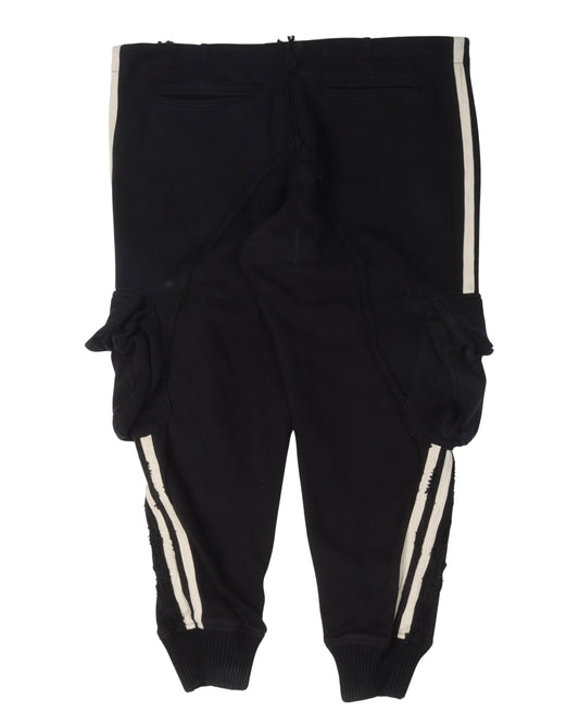 Striped Fleece Slim Lounge Pants