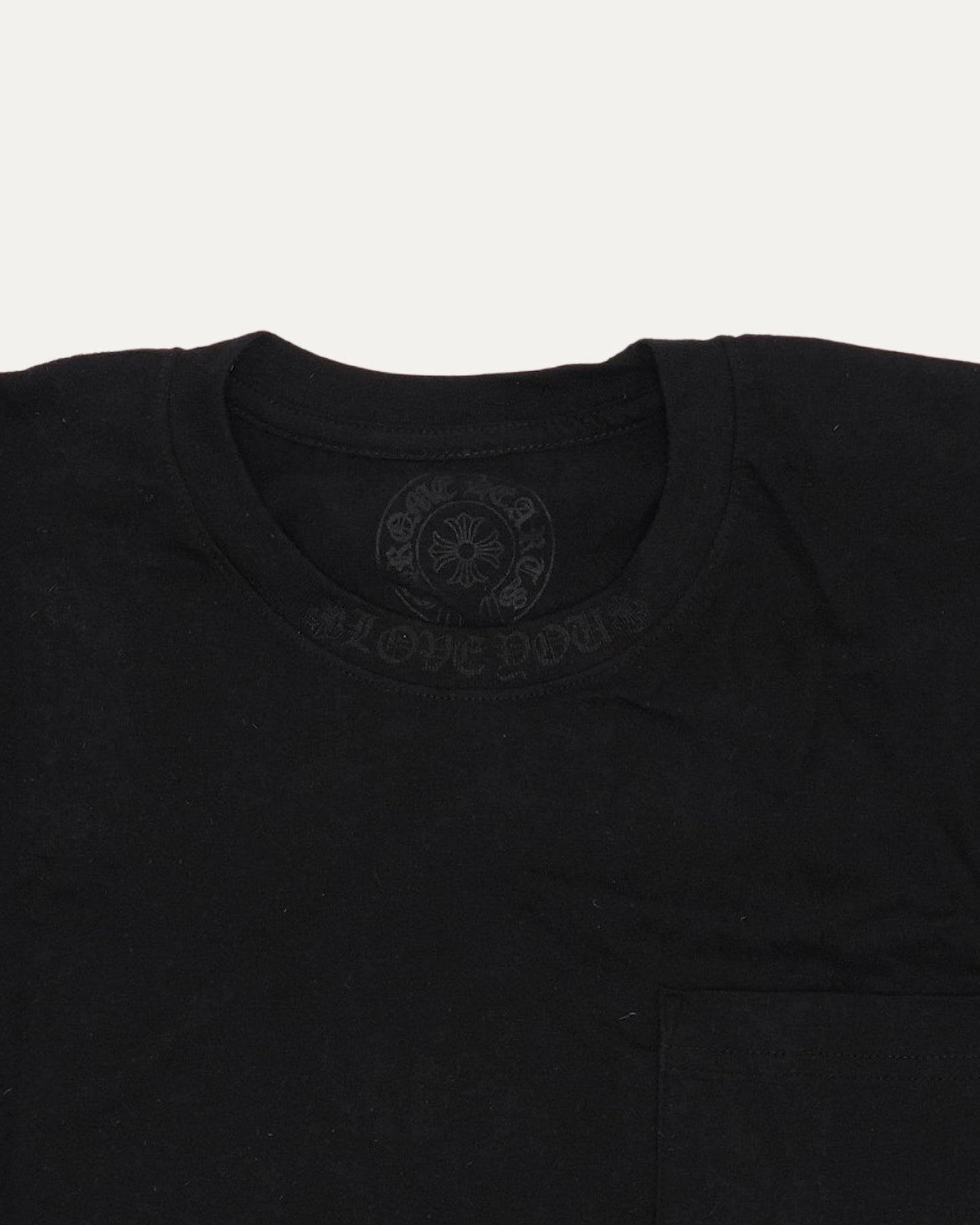 Cannes Tonal Neck Logo Pocket T-Shirt