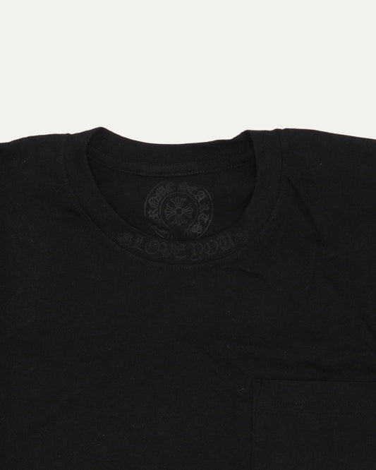 Cannes Tonal Neck Logo Pocket T-Shirt