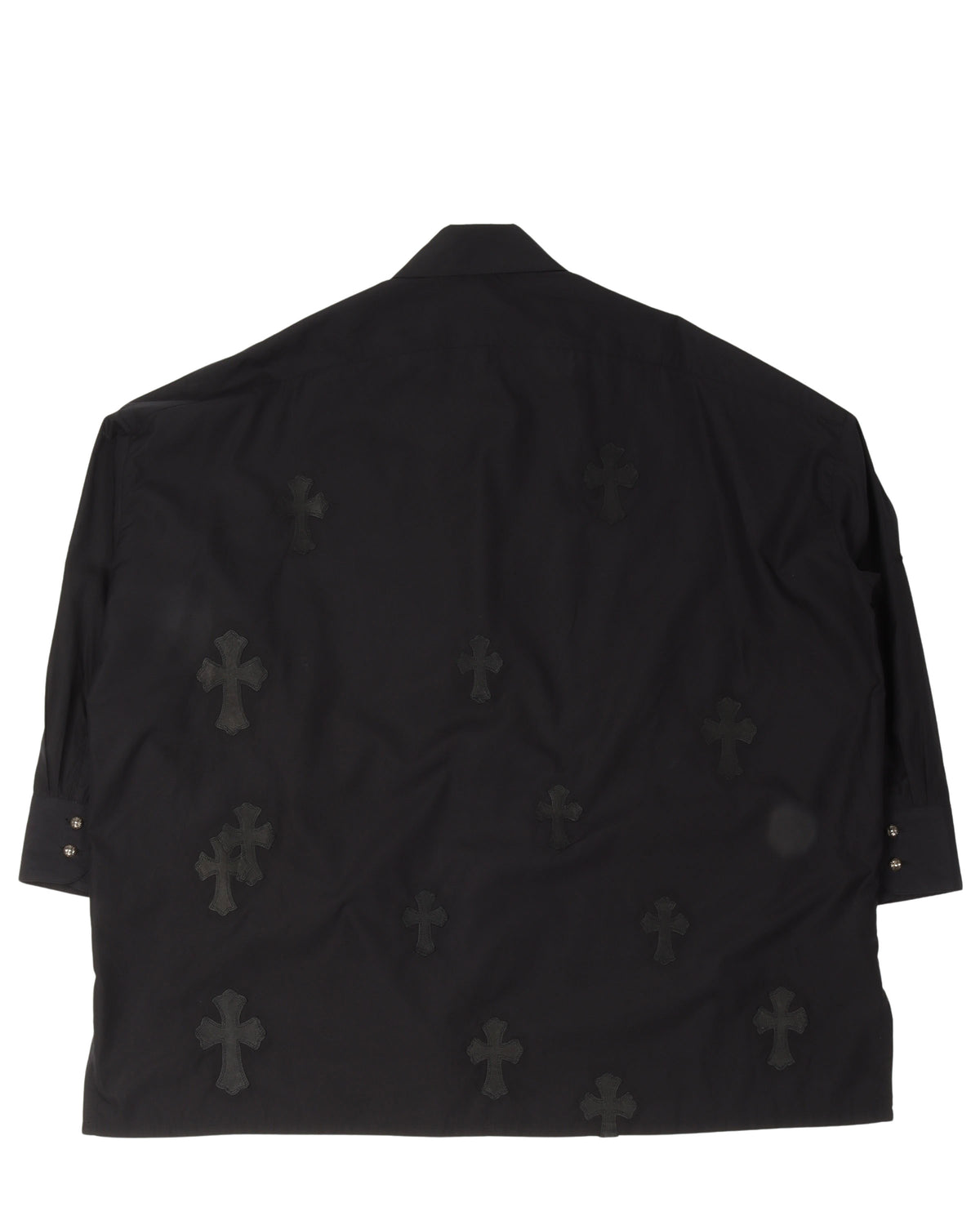 Oversized Cross Patch Shirt