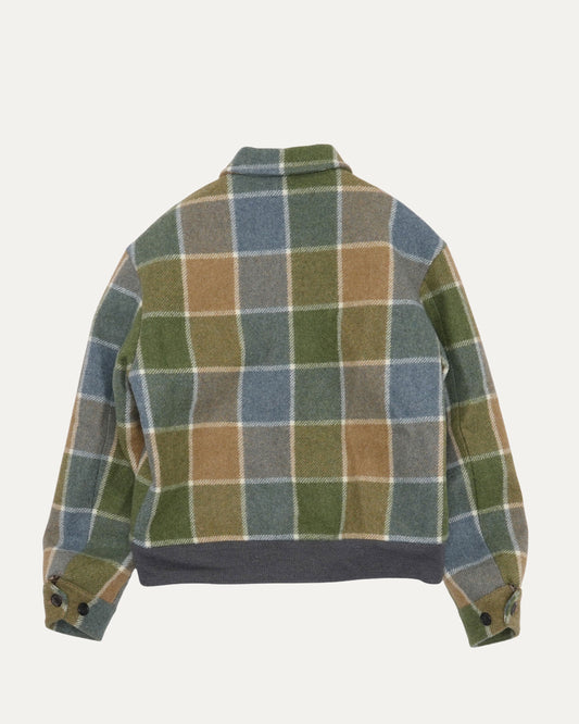 Plaid Blouson Jacket