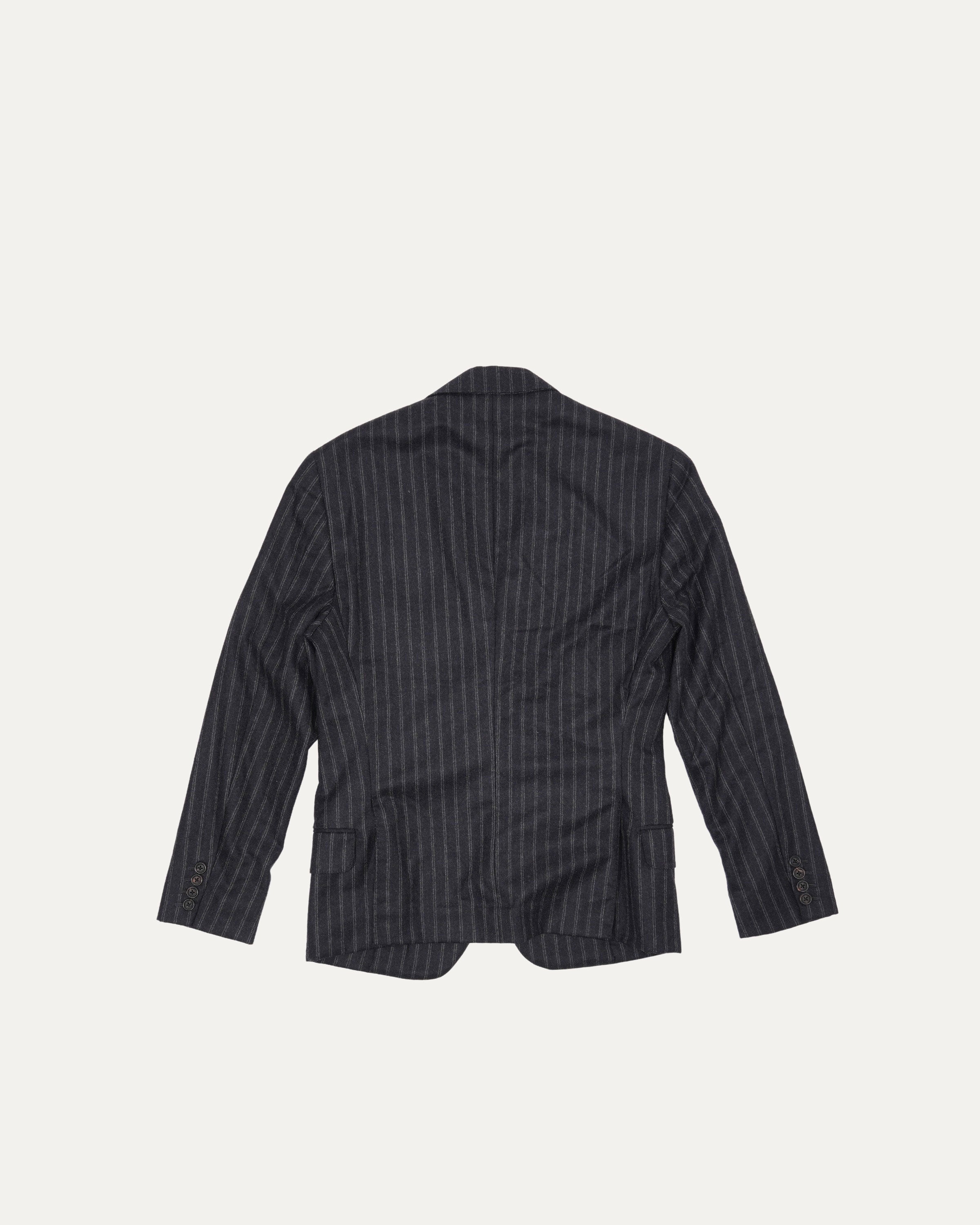 Wool Pinstripe Suit