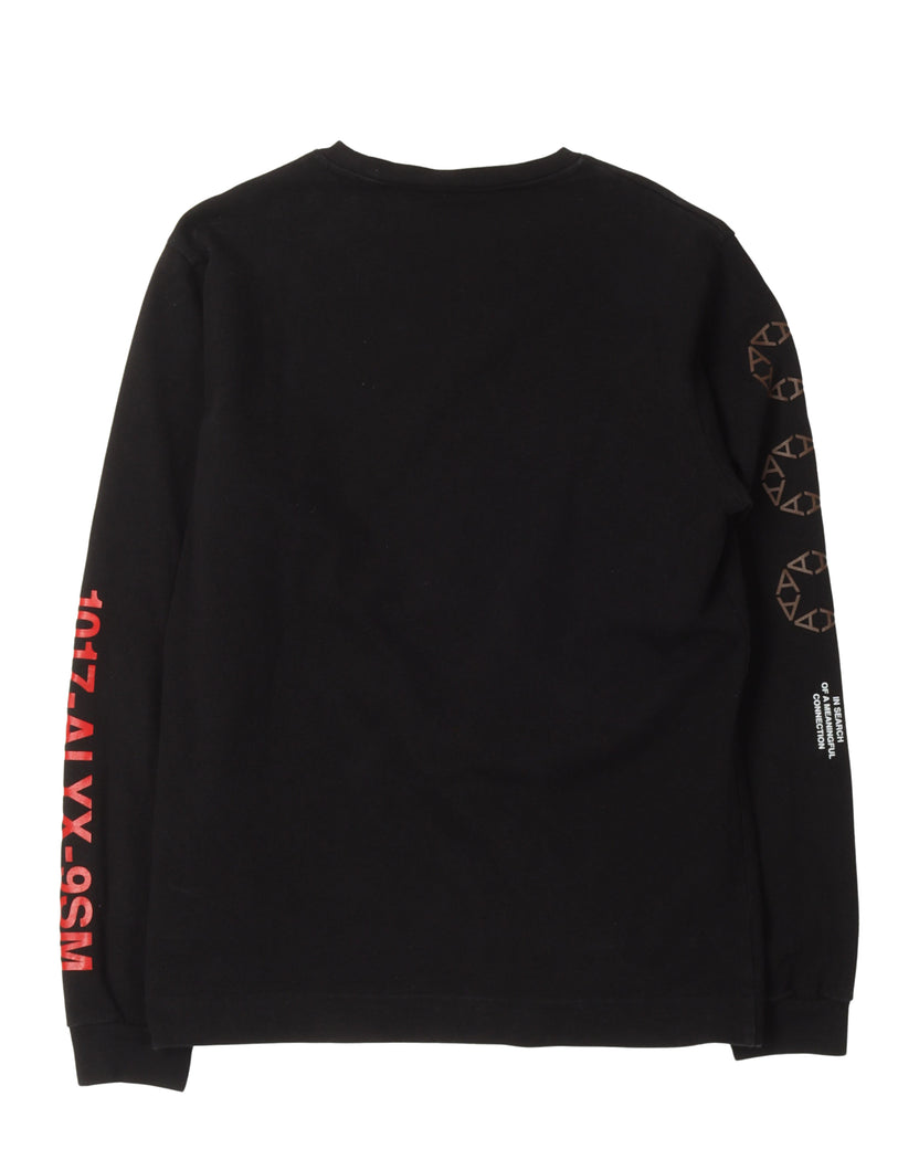 Logo Embroidered Long Sleeve T-Shirt
