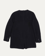 Double Breasted Knit Coat