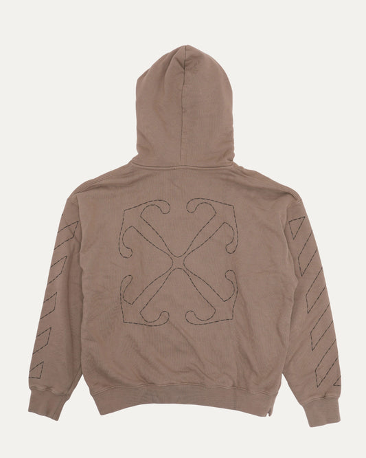 Diagonal Logo Hoodie