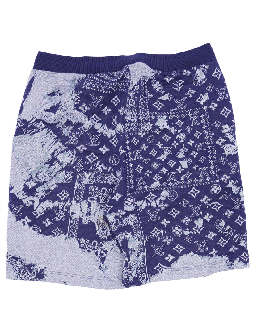 Monogram Bandana Shorts