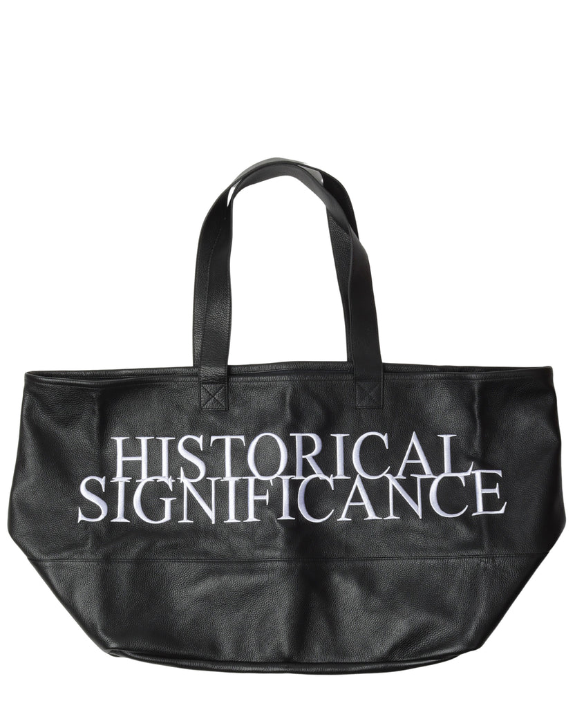 "Historical Significance" XXL Leather Tote Bag