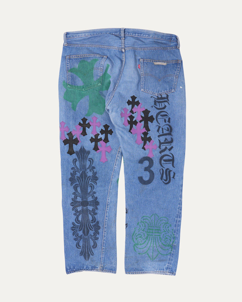 Levi's Stencil Cross Patch Jeans