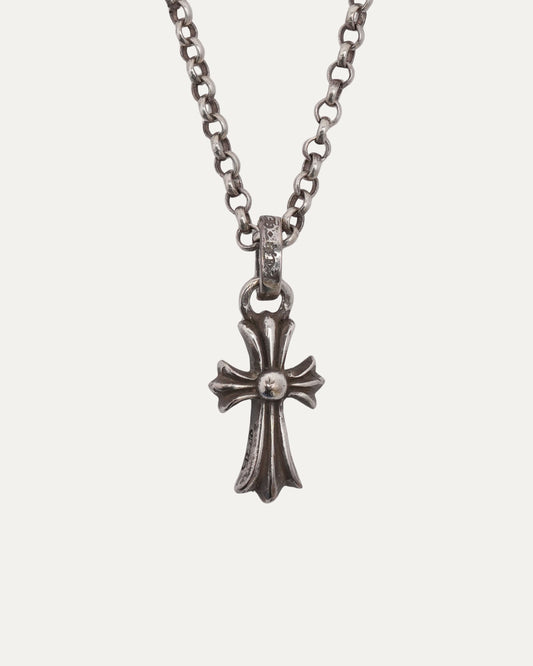 Baby Fat Pendant on Roll Chain