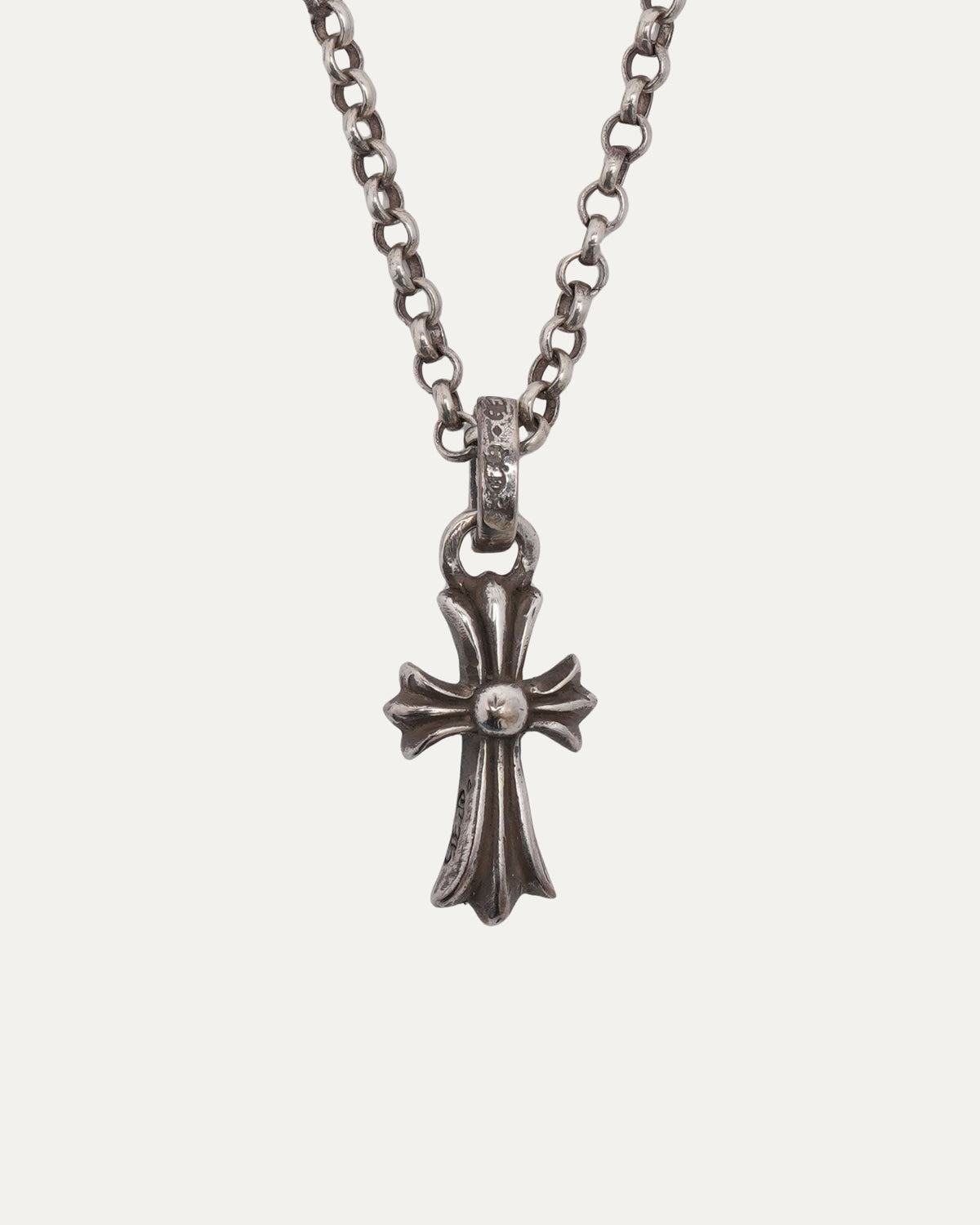 Baby Fat Pendant on Roll Chain
