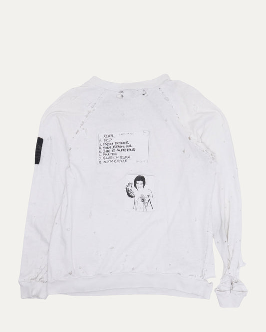 Distressed Long Sleeve T-Shirt