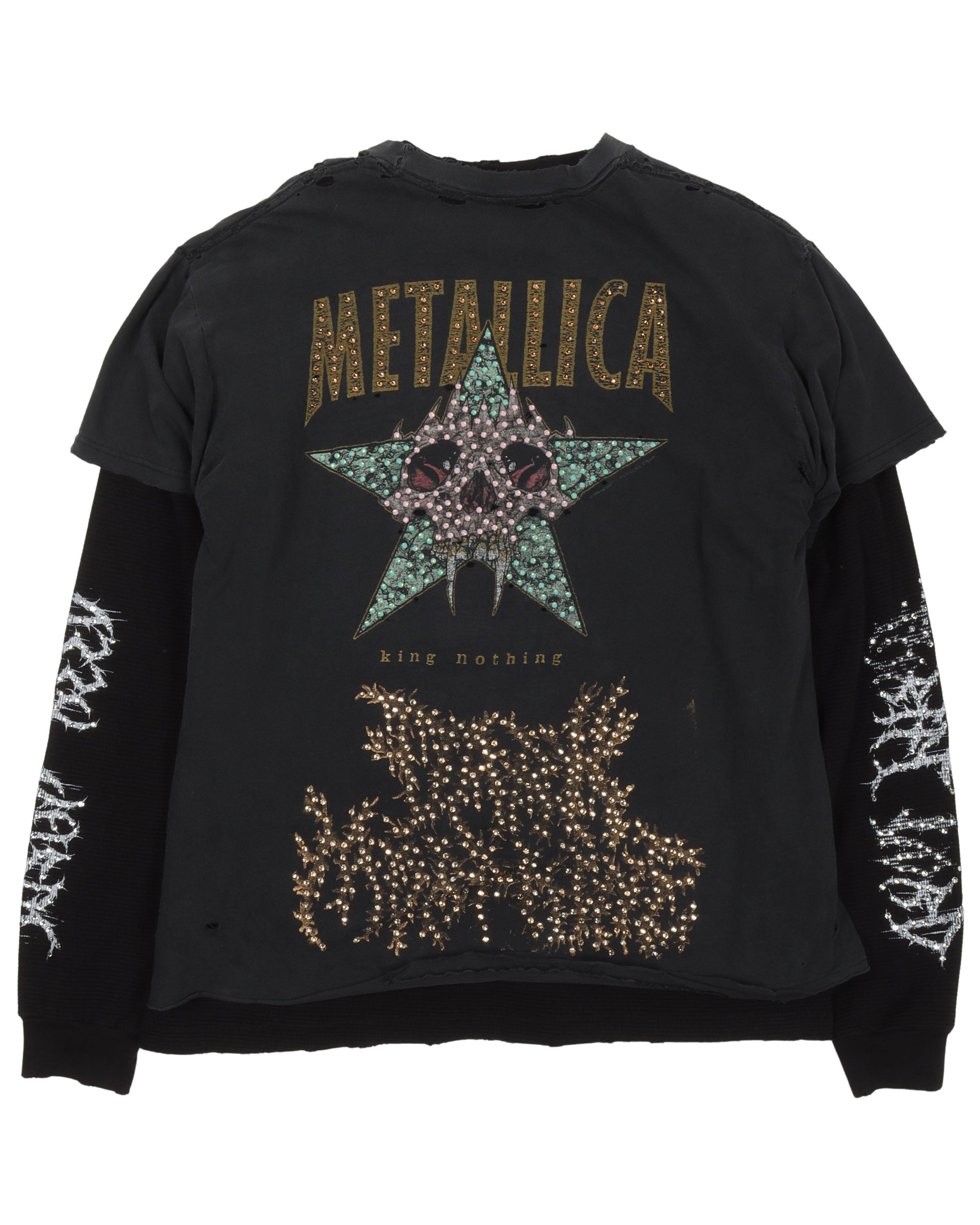 Justin Reed x Thrift Lord Metallica "King Nothing" T-Shirt