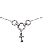 18k White Gold Twist Belly Chain