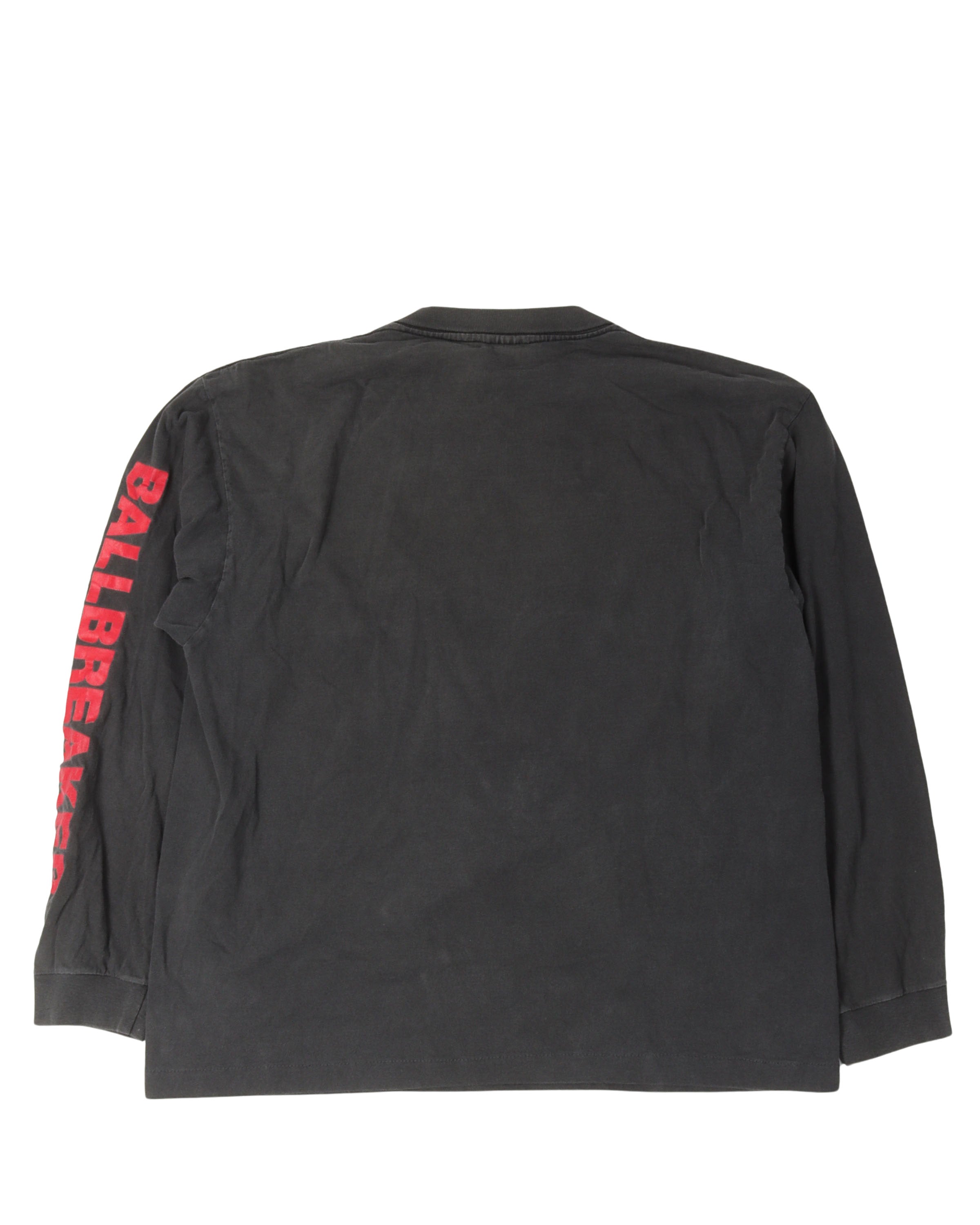 Cropped AC/DC Long Sleeve T-Shirt