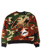 Matty Boy Caution Camouflage Sweatshirt