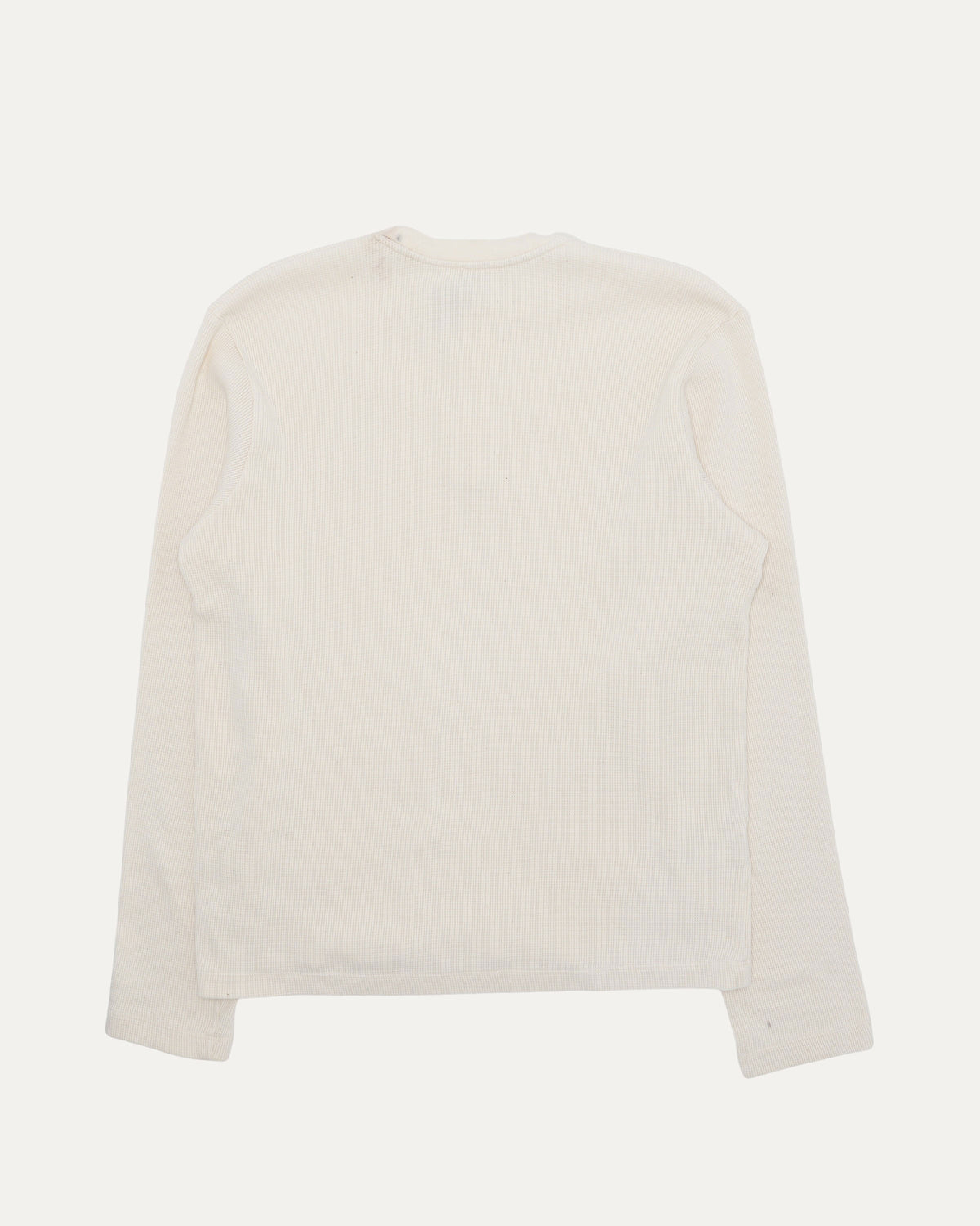 Embroidered Henley Thermal