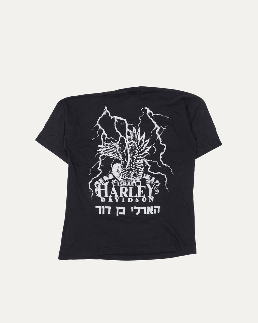 Harley Davidson Thunder And Lightning Israel T-Shirt