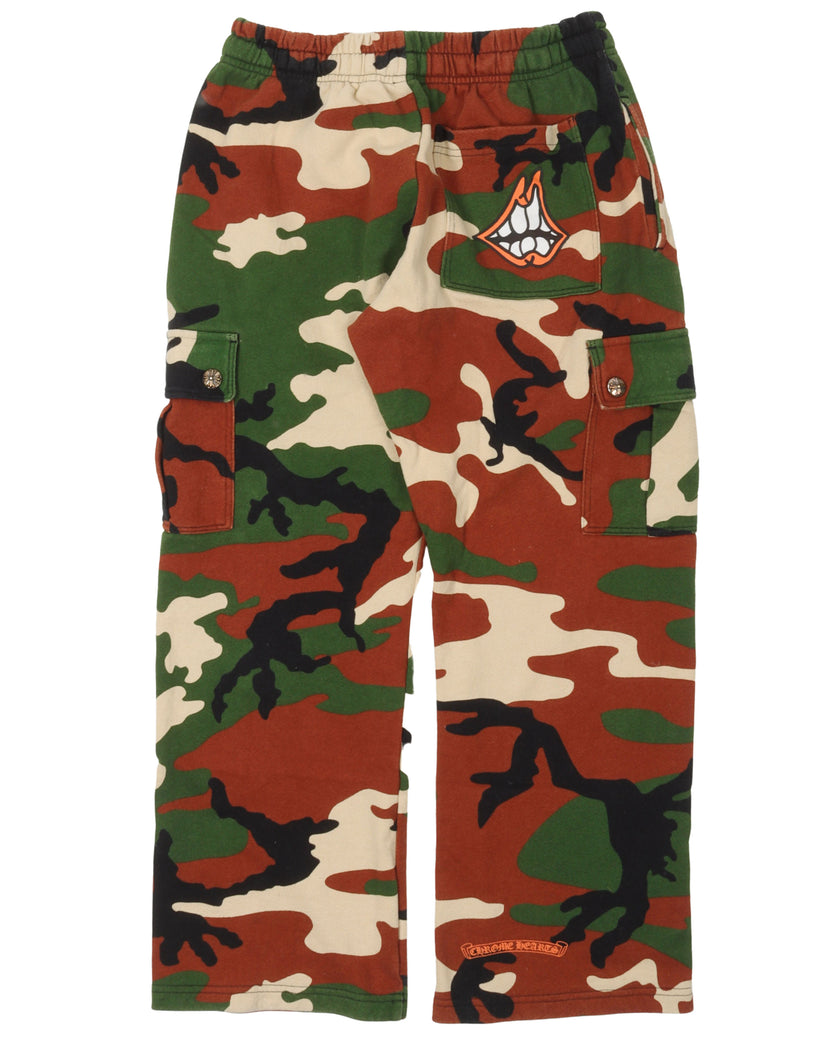 Camouflage Cargo Sweat Pants