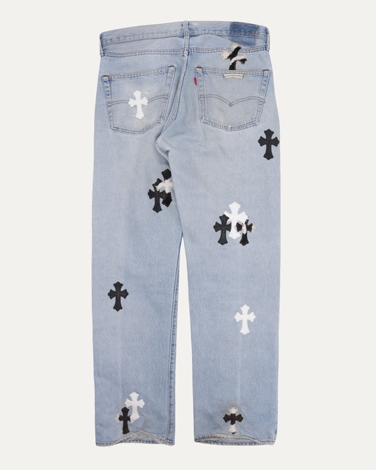 Levi's 501 Redline Cross Patch Jeans