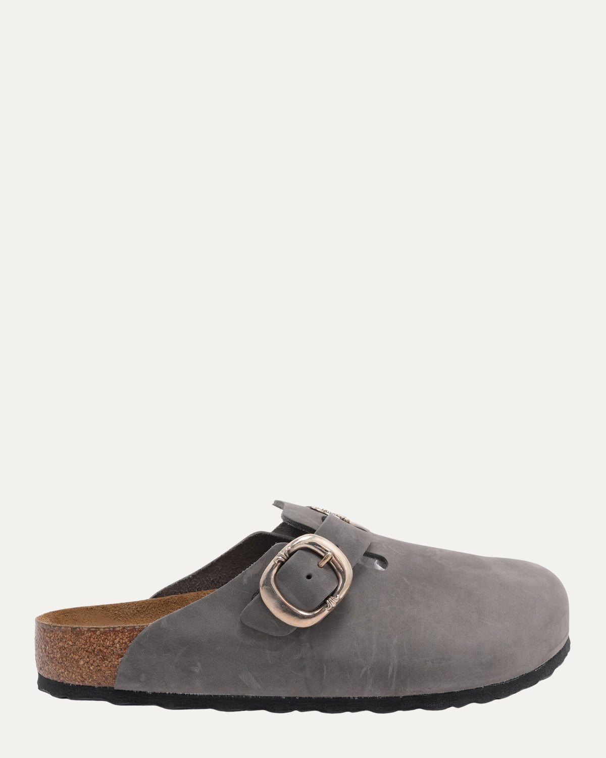 Dagger Embellished Birkenstock Boston Oiled Leather Mule