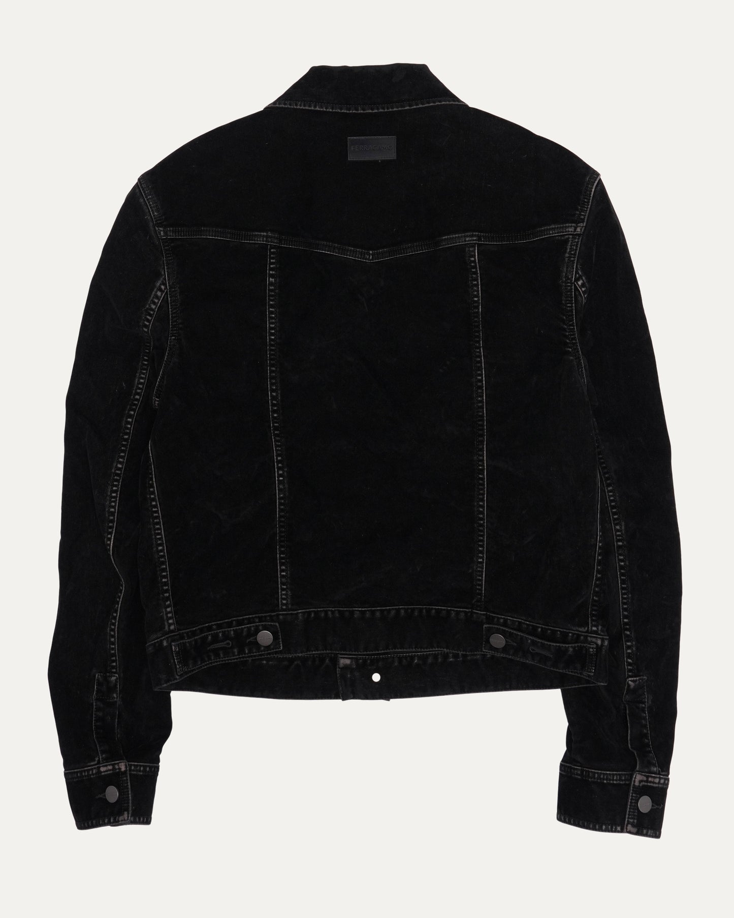 Flocked Trucker Jacket