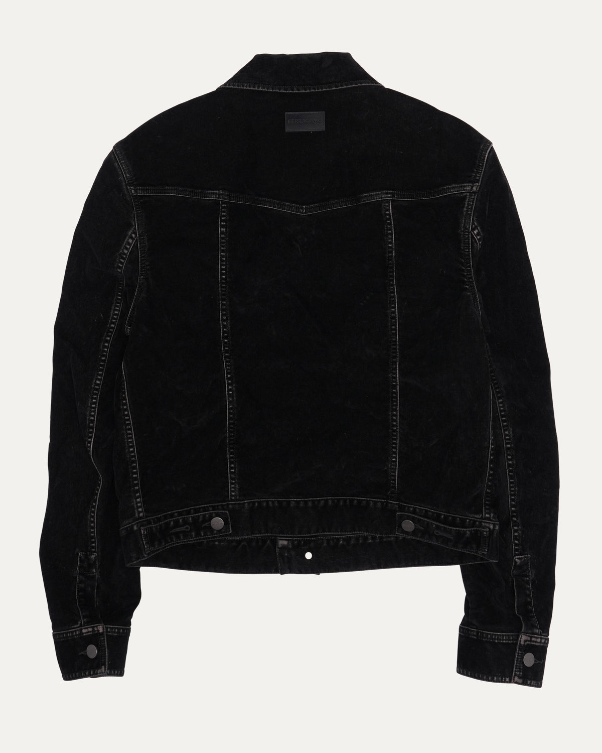 Flocked Trucker Jacket