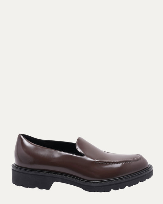 Patent Leather Lug Sole Loafer