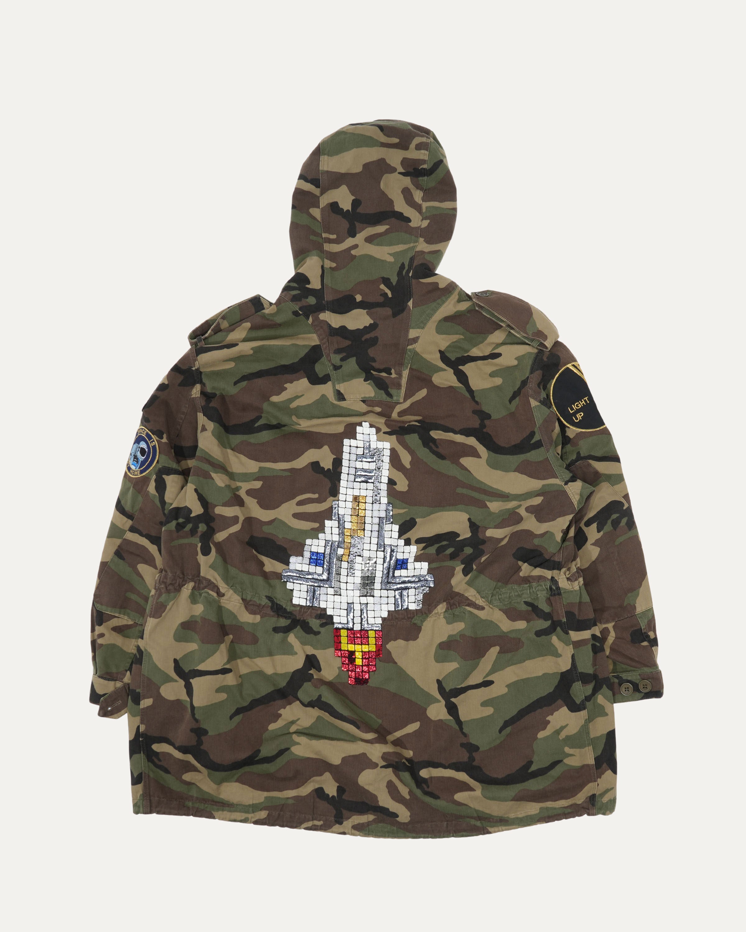 SS16 Camouflage Rocket Parka