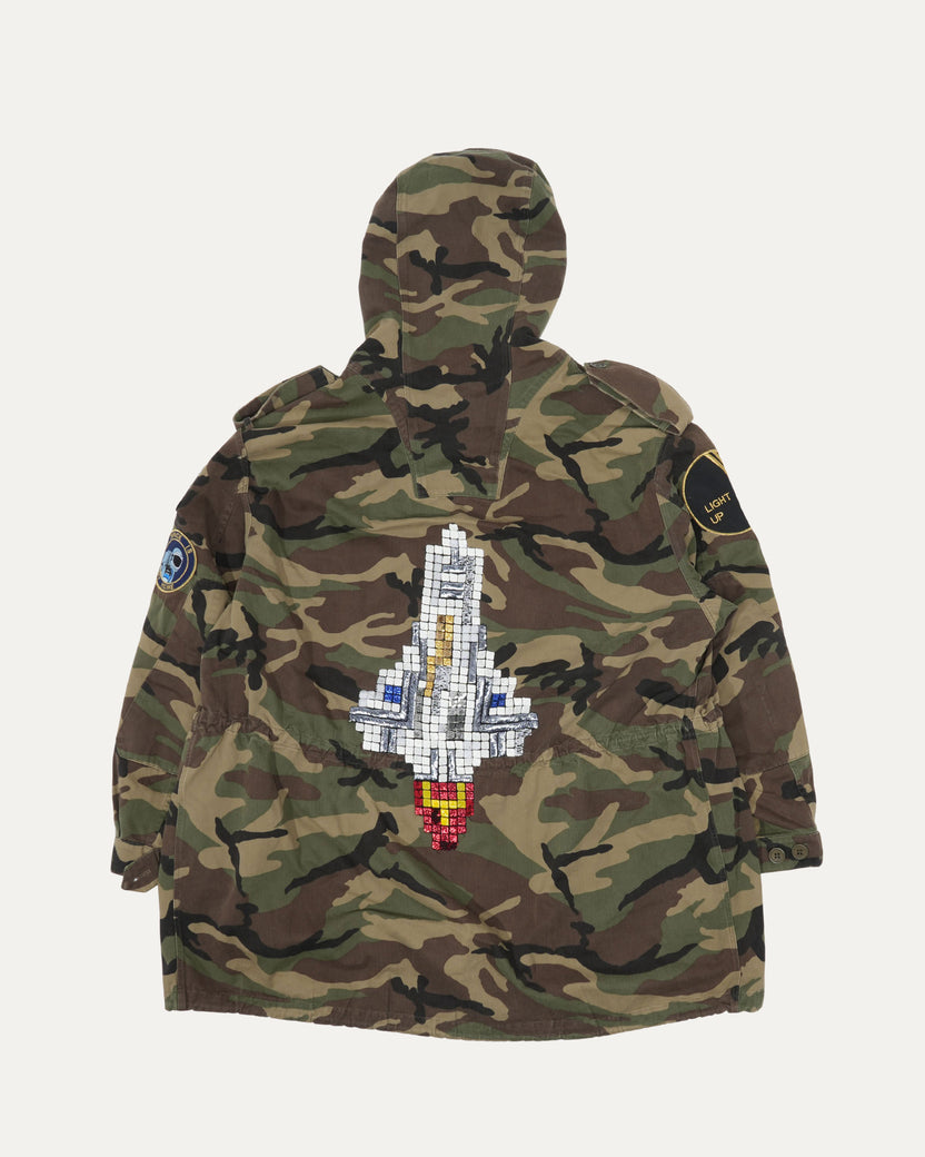 SS16 Camouflage Rocket Parka