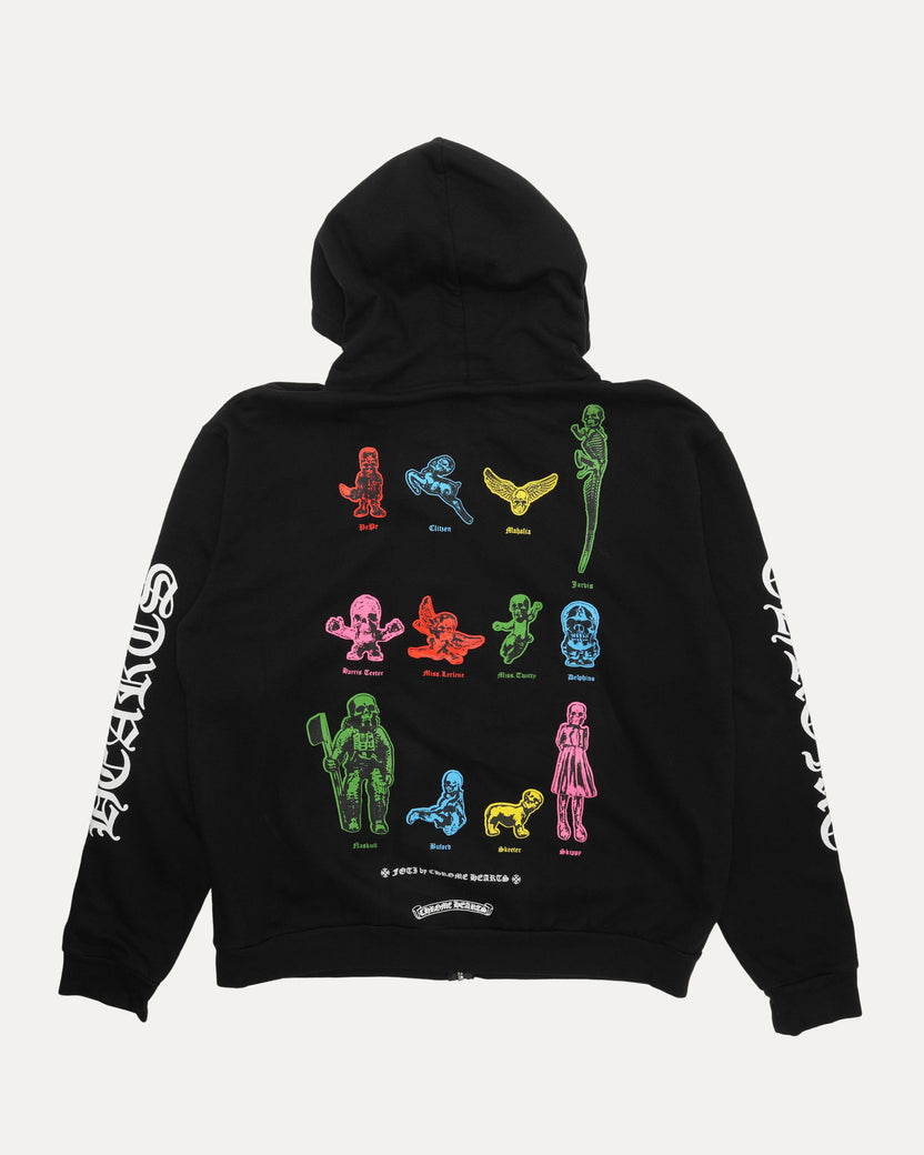 Foti Multicolor Zip Up Hoodie