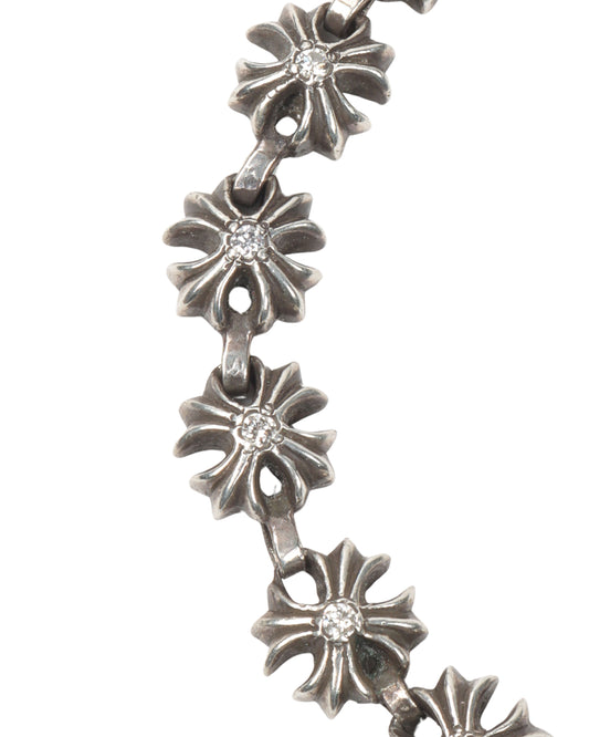 Tiny Plus Cross Diamond Bracelet