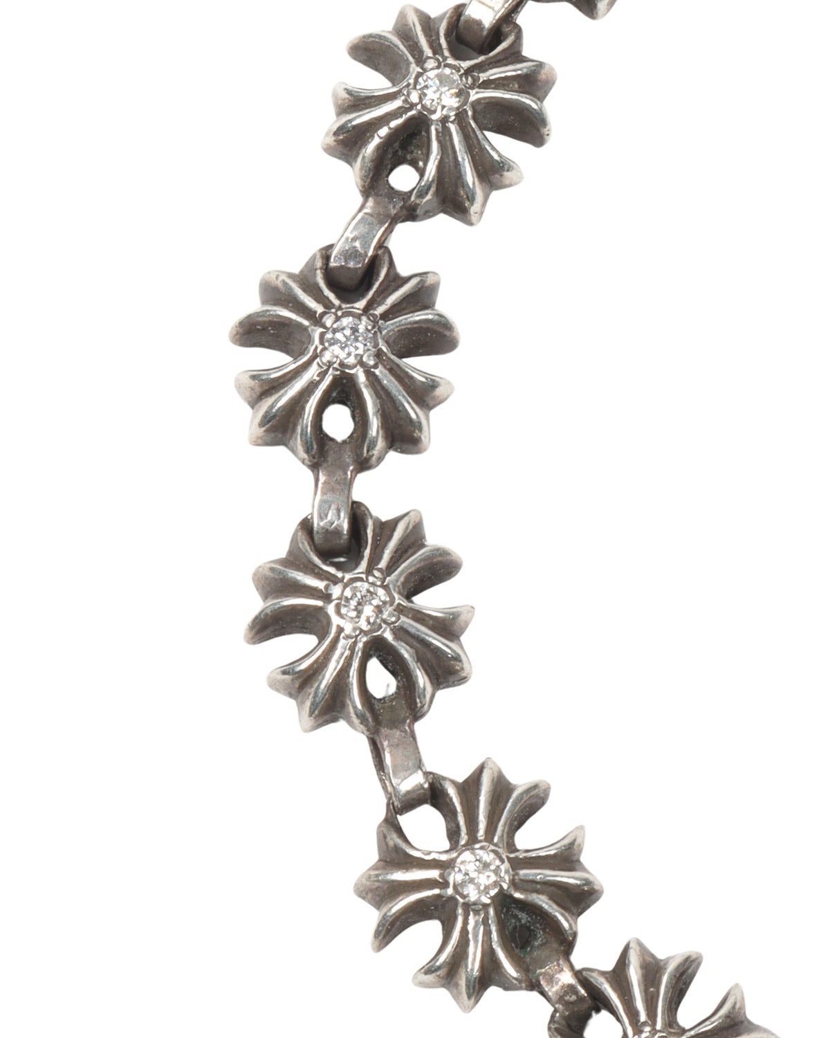 Tiny Plus Cross Diamond Bracelet