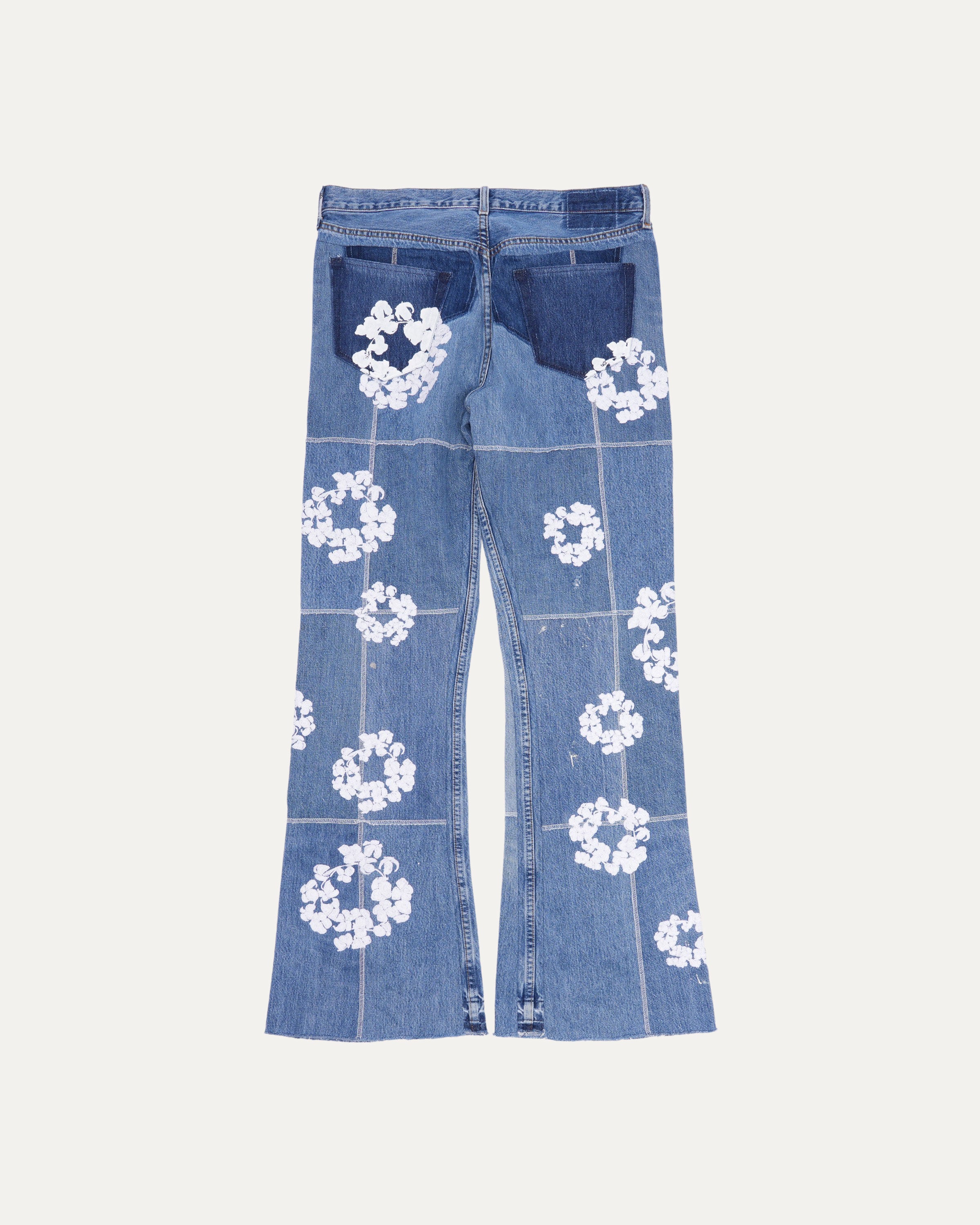 Readymade Cotton Wreath Jeans